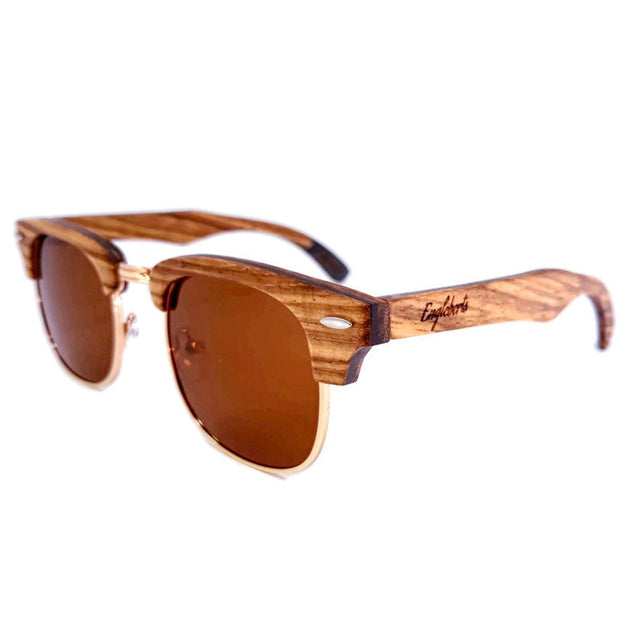 Red Bamboo Tortoise Polarized Sunglasses