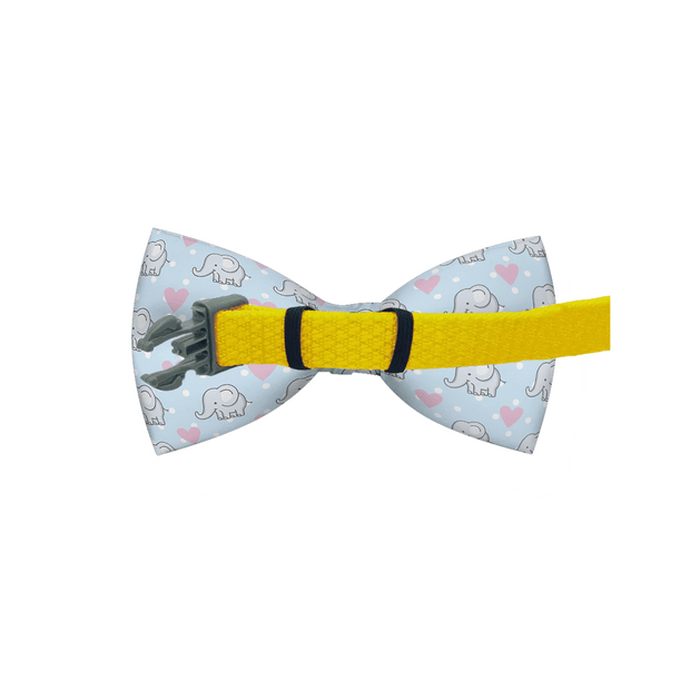 Elephant Dog Bow Tie