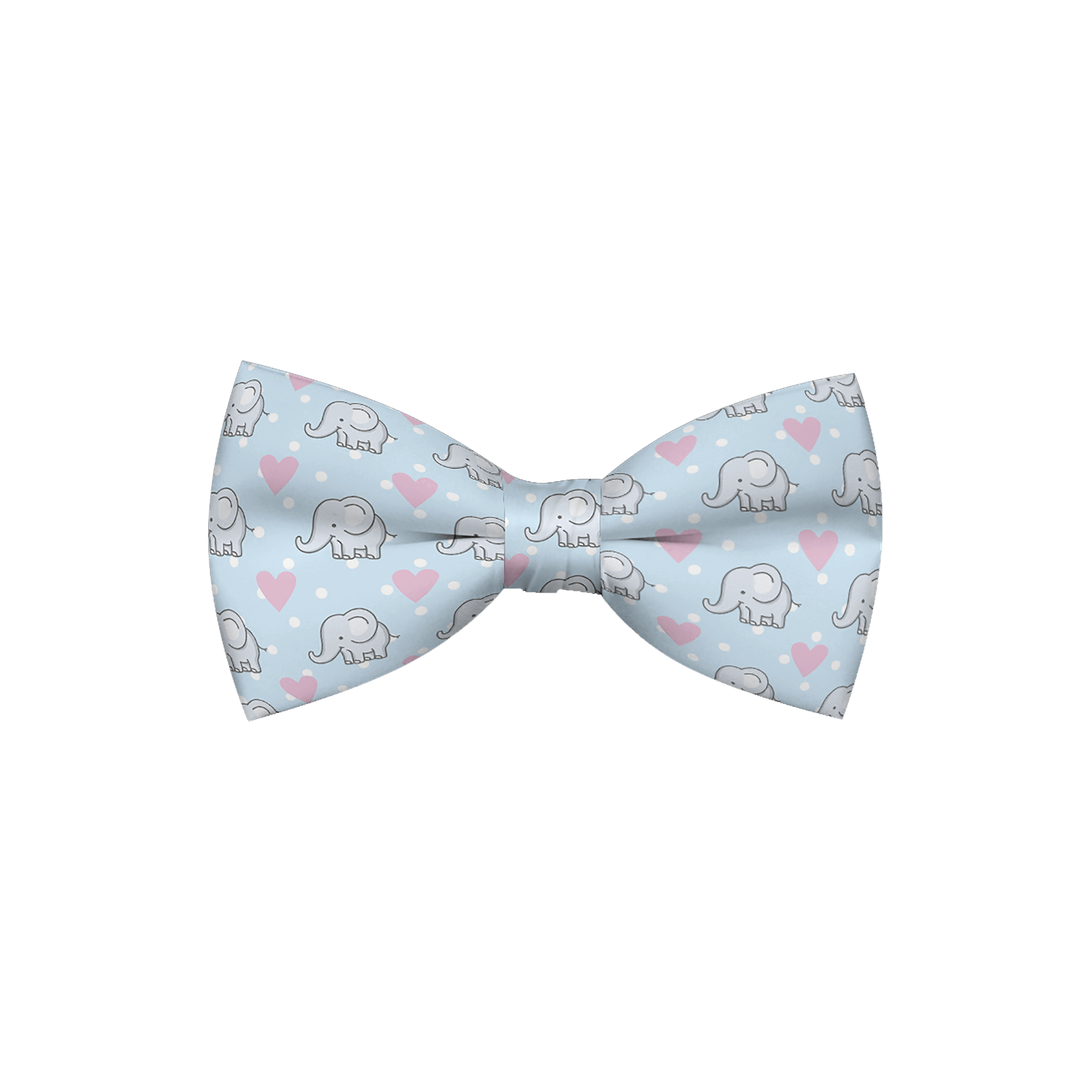 Elephant Dog Bow Tie