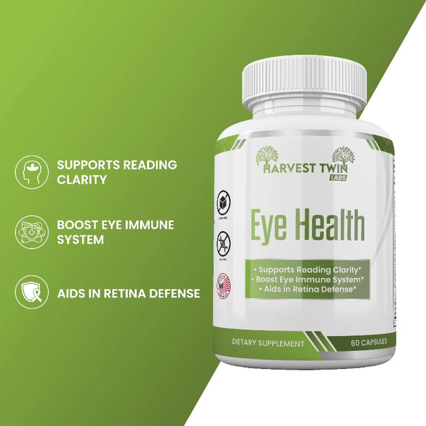 Harvest Twin Labs Eye Health Dietary Supplement – 60 Capsules