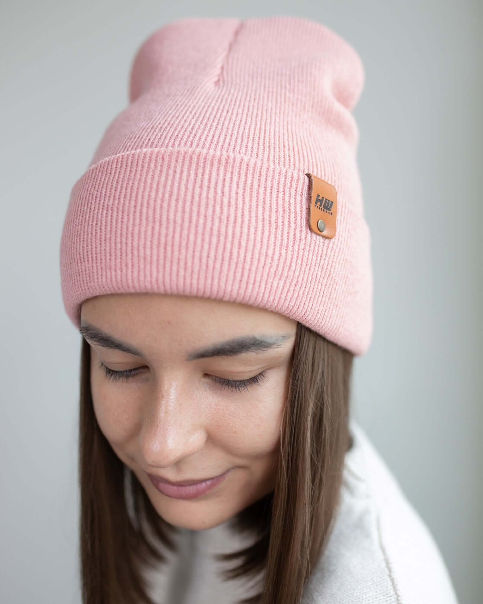 Pearl Pink Beanie