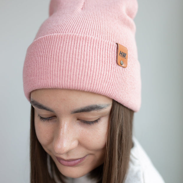 Pearl Pink Beanie