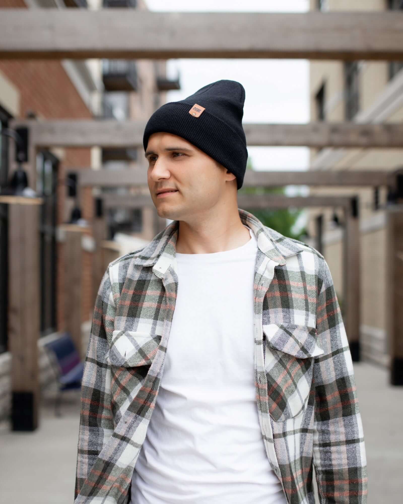 Midnight Black Beanie