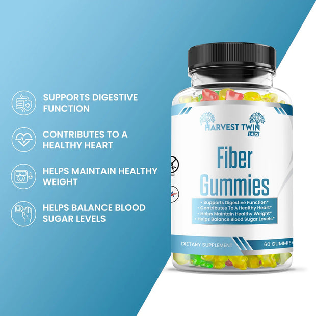 Harvest Twin Fiber Gummies Dietary Supplement – 60 Gummies