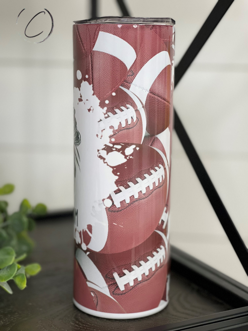 Football Mom Tumbler