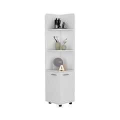 Freestanding cabinet Kairatu, One Drawer, White Finish