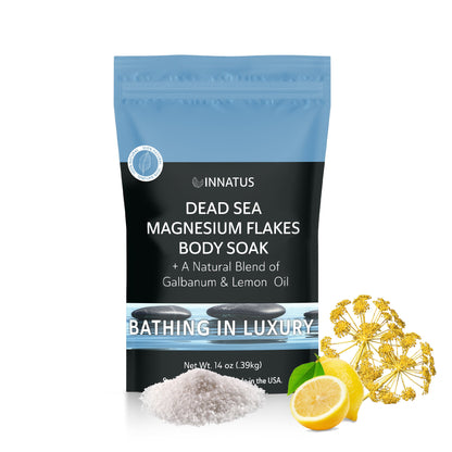 Luxury Dead Sea Spa Gift Set – Bath Salt, Magnesium Flakes