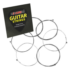 5Core Acoustic Guitar Strings 0.010-0.048 Steel Gauge Heavy Duty w