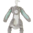 Soft Grey Rabbit plush toy with interactive features, perfect for babies and toddlers.