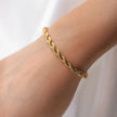 Gold and Silver Rope Chain Necklace - Classic Twisted Link Chain (2mm–5mm) for Timeless Elegance