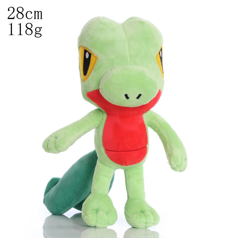 Pokémon Plush Toys – Treecko 28 cm & Torchic 20 cm Soft Stuffed Dolls