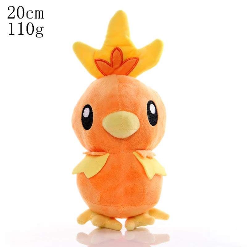Pokémon Plush Toys – Treecko 28 cm & Torchic 20 cm Soft Stuffed Dolls