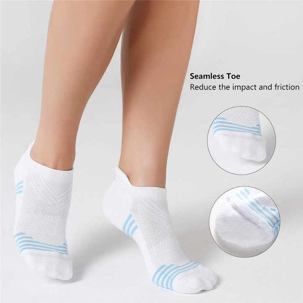 Calcetines de malla de corte bajo unisex 10-13.