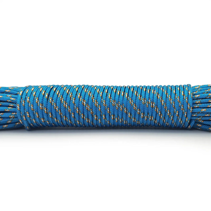 31m 100ft 3mm One Core Paracord Rope Survival Parachute Cord Hiking Camping Utility Rope