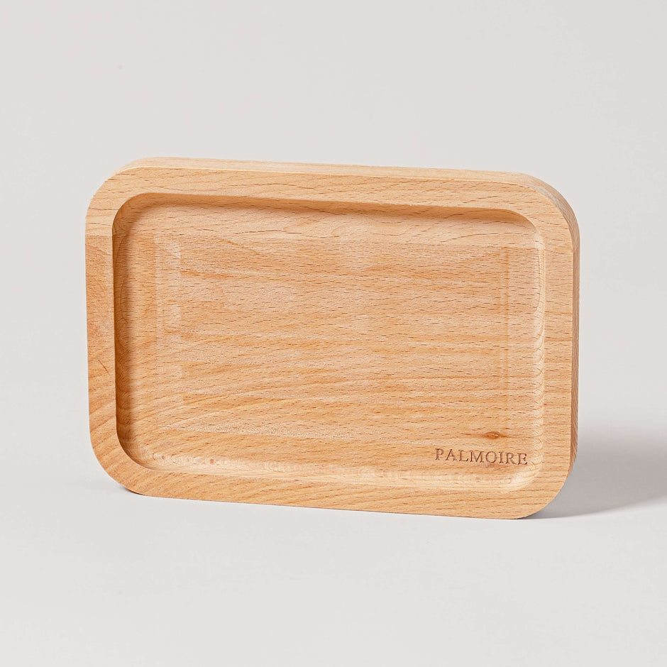 Bandeja rústica de madera para servir 