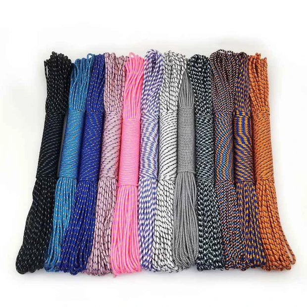 31m 100ft 3mm One Core Paracord Rope Survival Parachute Cord Hiking Camping Utility Rope