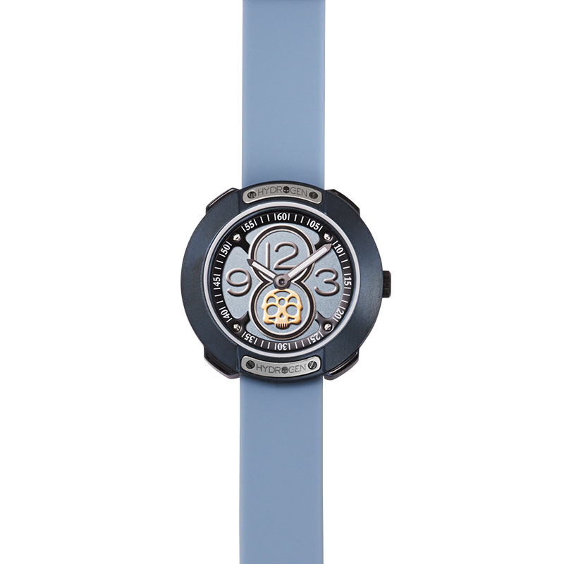Reloj Vista Número Azul