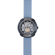 Reloj Vista Número Azul