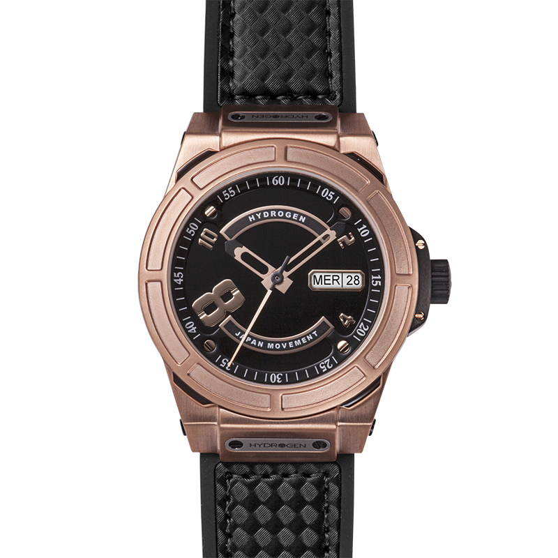 Otto Black Rose Gold Men's Watch