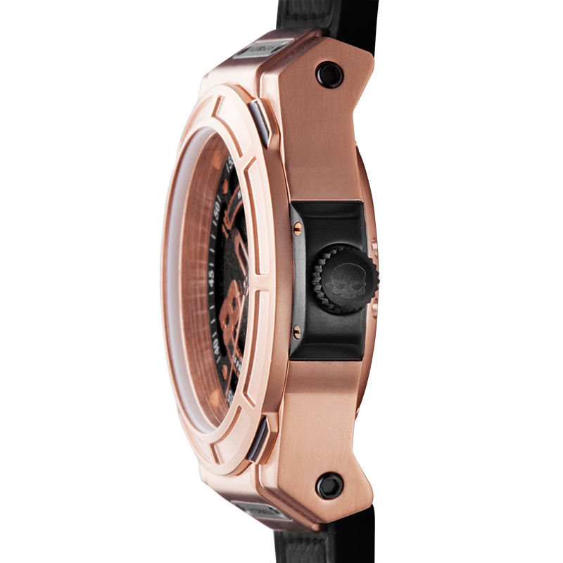 Otto Black Rose Gold Men's Watch