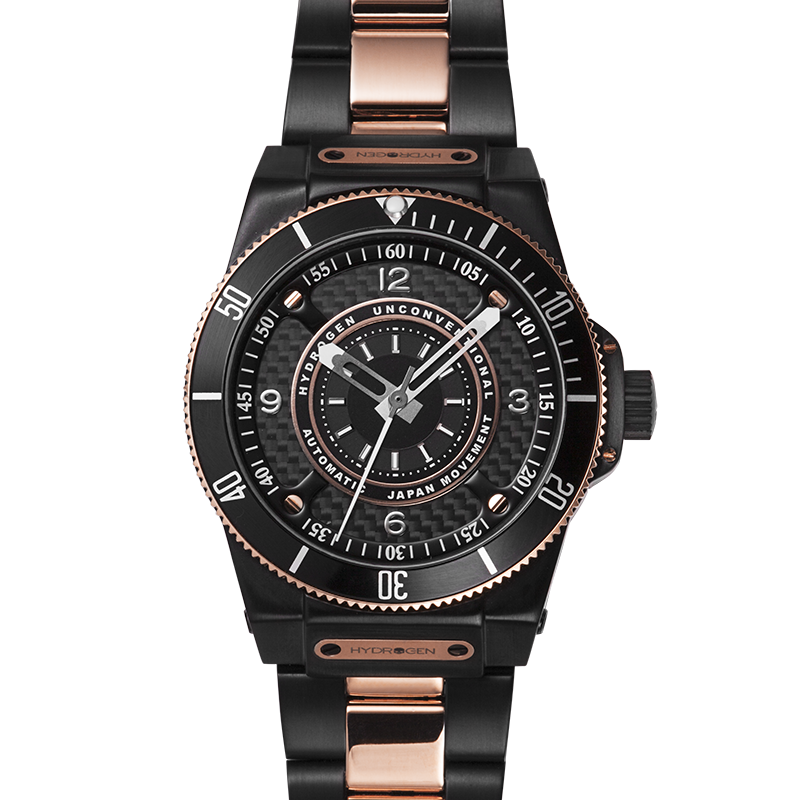 Sportivo Black Gold Men's Watch