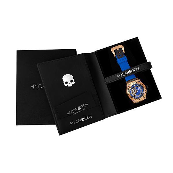 Blue Rose Gold Watch