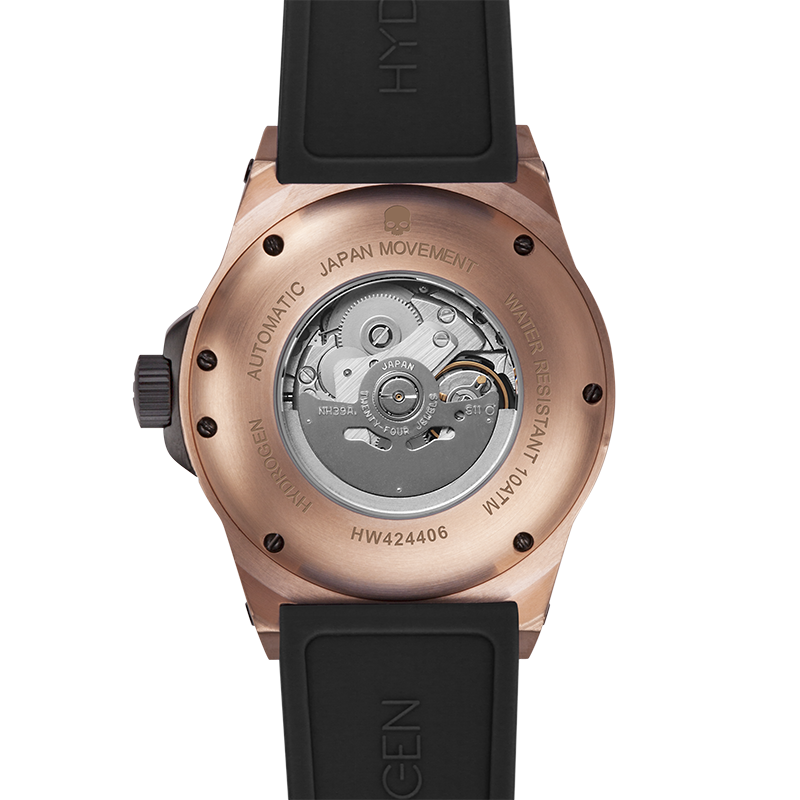 Vento Black Rose Gold Men's Watch