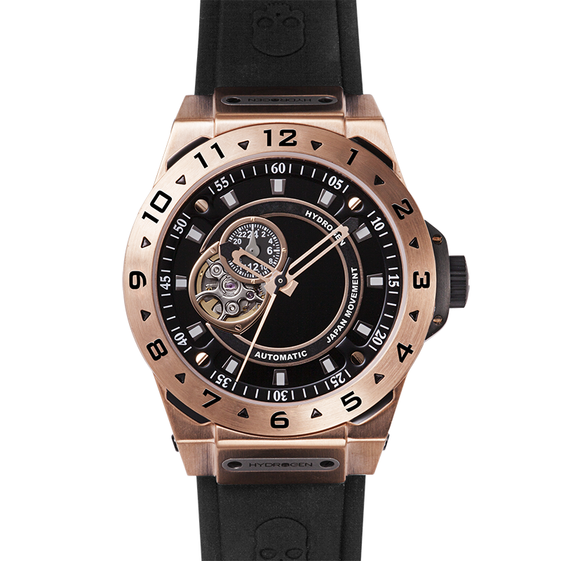 Vento Black Rose Gold Men's Watch