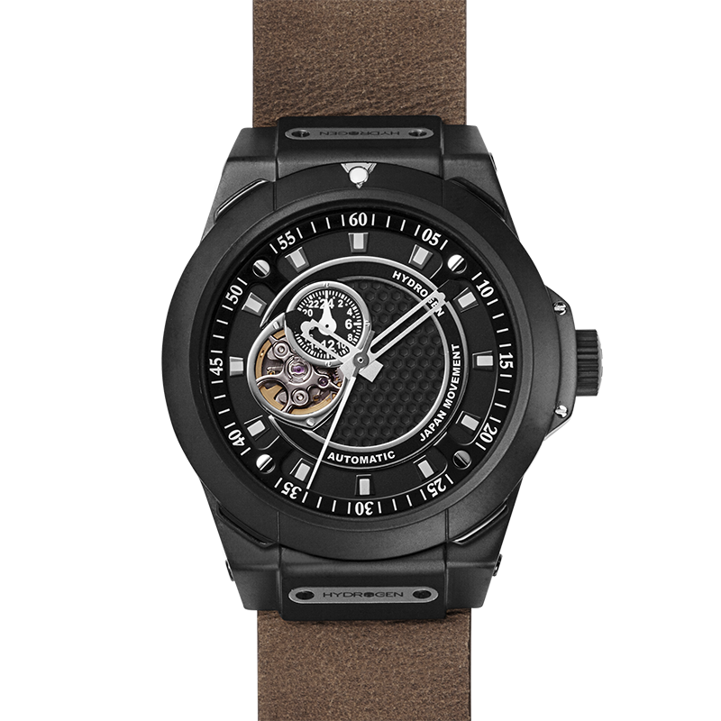 Vento Black Nato Leather Men's Watch