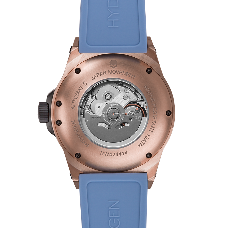 Vento Rose Gold Light Blue Men's Watch