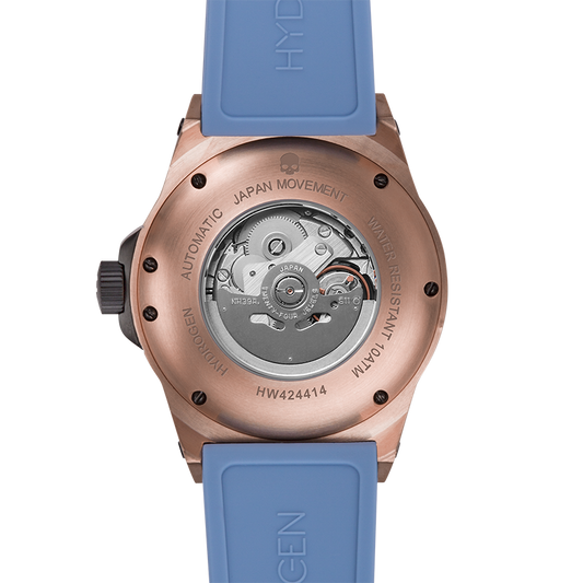 Vento Rose Gold Light Blue Men's Watch