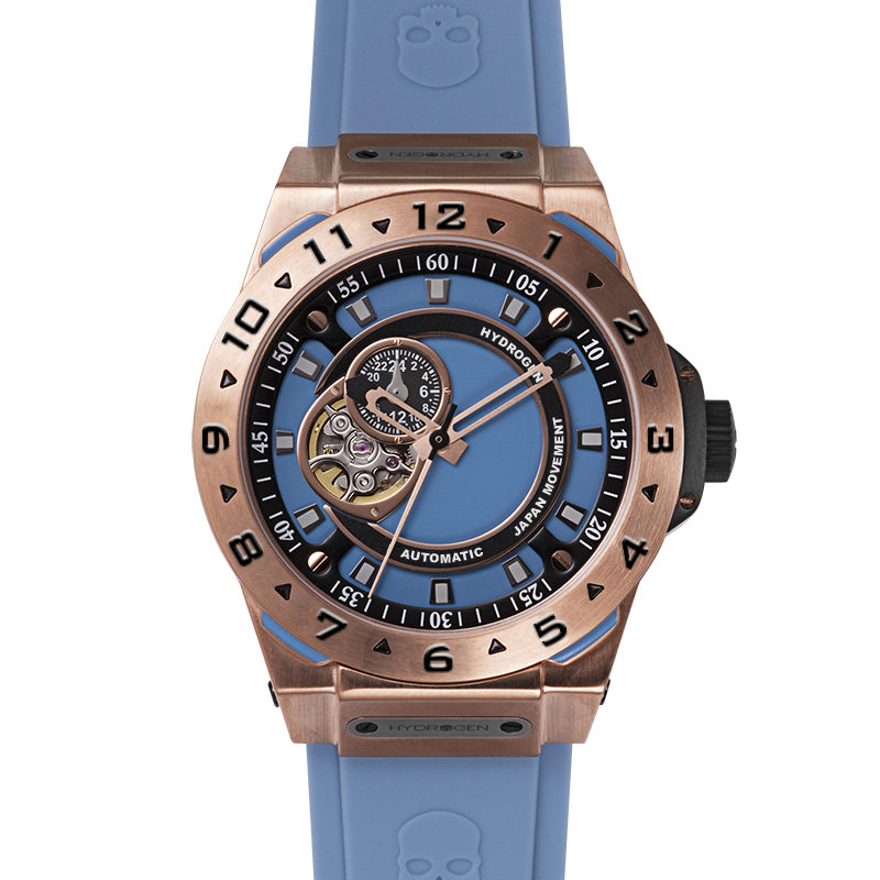 Vento Rose Gold Light Blue Men's Watch