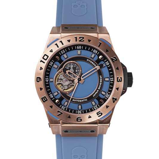 Vento Rose Gold Light Blue Men's Watch