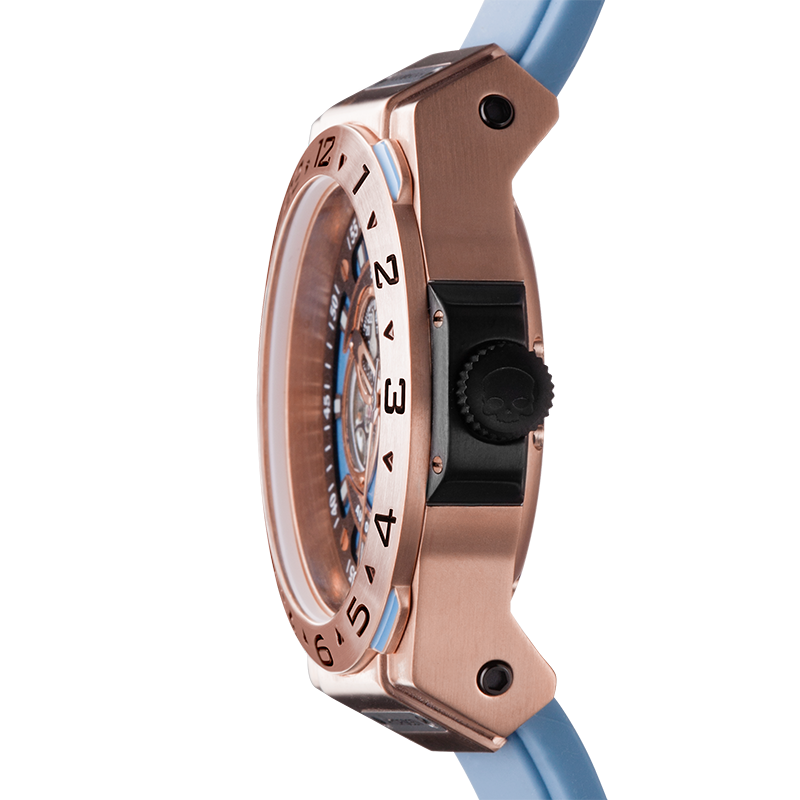 Vento Rose Gold Light Blue Men's Watch