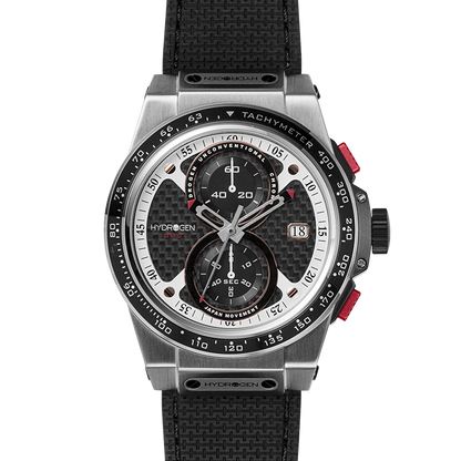 Otto Chrono Black Silver Men's Watch