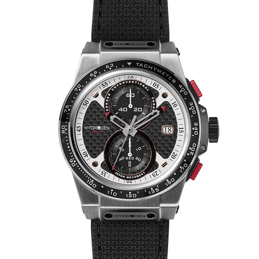 Otto Chrono Black Silver Men's Watch