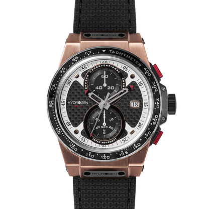 Otto Chrono Black Rose Gold Men's Watch