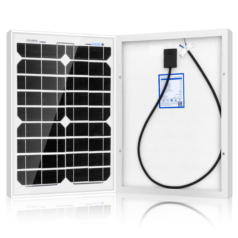 ACOPOWER 12V Monocrystalline Solar Panel