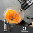 BioloMix 4-in-1 1200W Immersion Hand Stick Blender with Chopper, Whisk, Smoothie Cup and US Plug