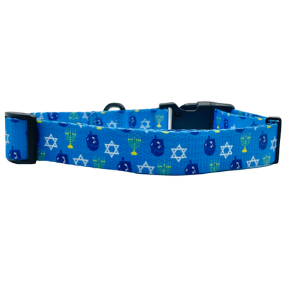Hanukkah Dog Collar Dreidel