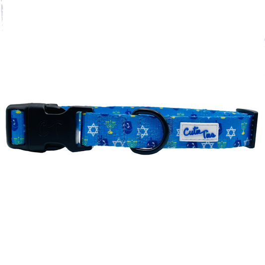 Hanukkah Dog Collar Dreidel