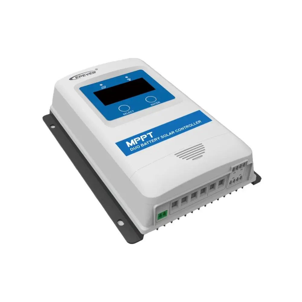 EPEVER DuoRacer MPPT Solar Charge Controller 20A 30A Dual Battery 12V/24V Solar Regulator