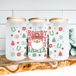 Santa Glass Tumbler