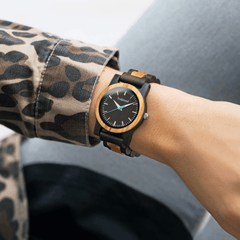 Montres hybrides en bois pour elle et lui