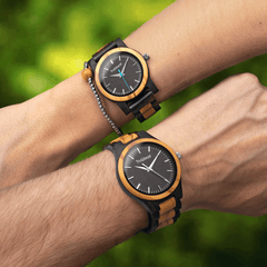 Montres hybrides en bois pour elle et lui