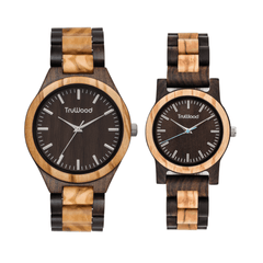 Montres hybrides en bois pour elle et lui