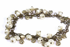 Golden Hearts & Shells Charm Bracelet