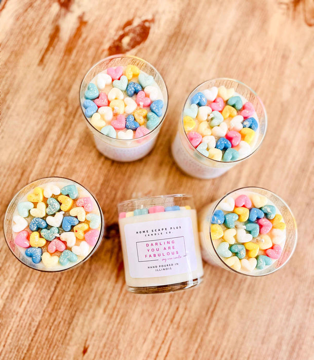 Rainbow Glow Candle