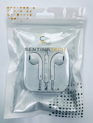 Auriculares con control remoto, micrófono y conector de 3,5 mm - Marca Sentinatech