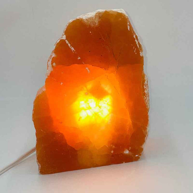 Himalayan Salt Lamp Natural Orange Glow Decor